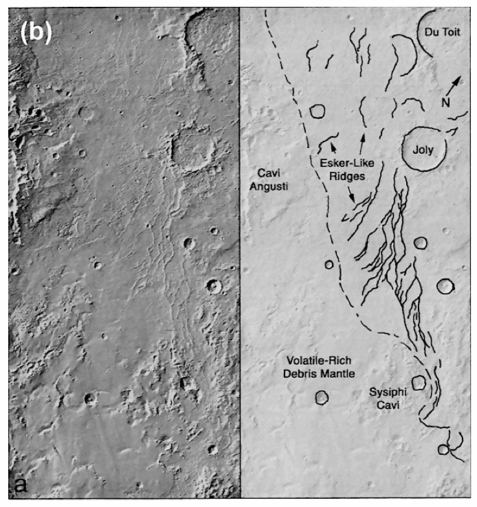 Southern polar eskers point to warmer past Red Report