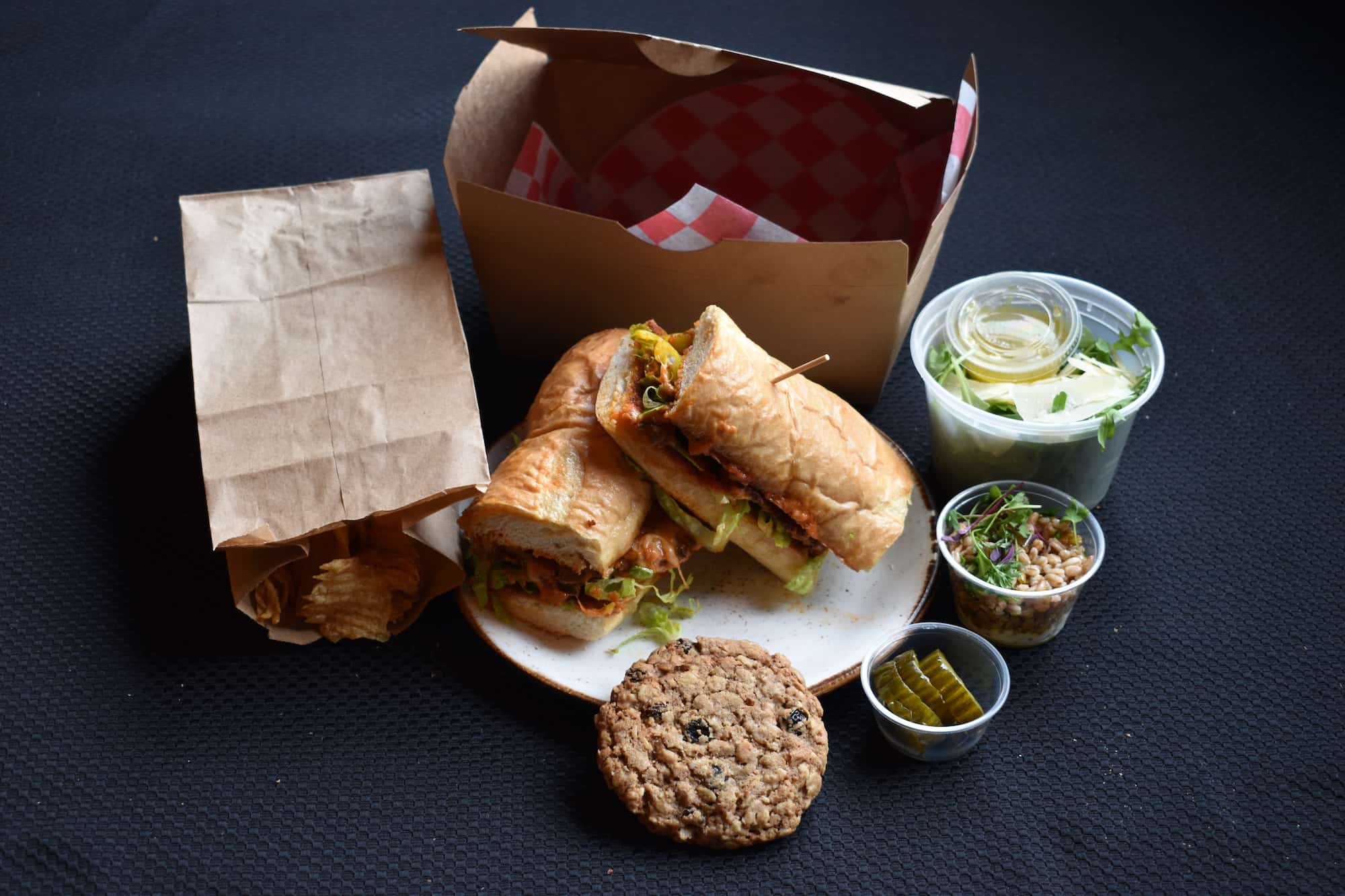 Chicken Parmesan Sandwich Boxed Lunch • Red Rabbit