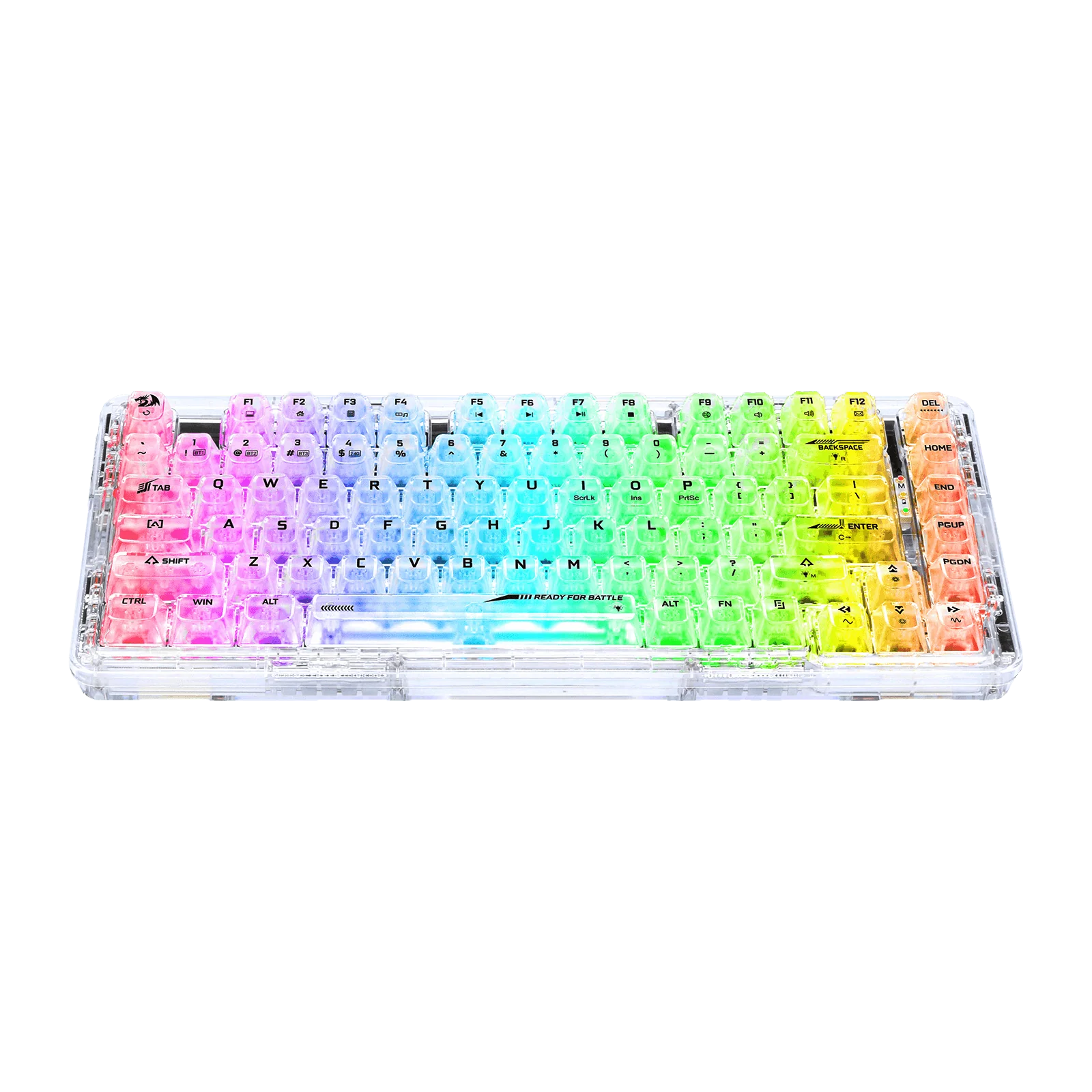 Redragon ELF PRO K649 Wireless HotSwappable Transparent Keyboard
