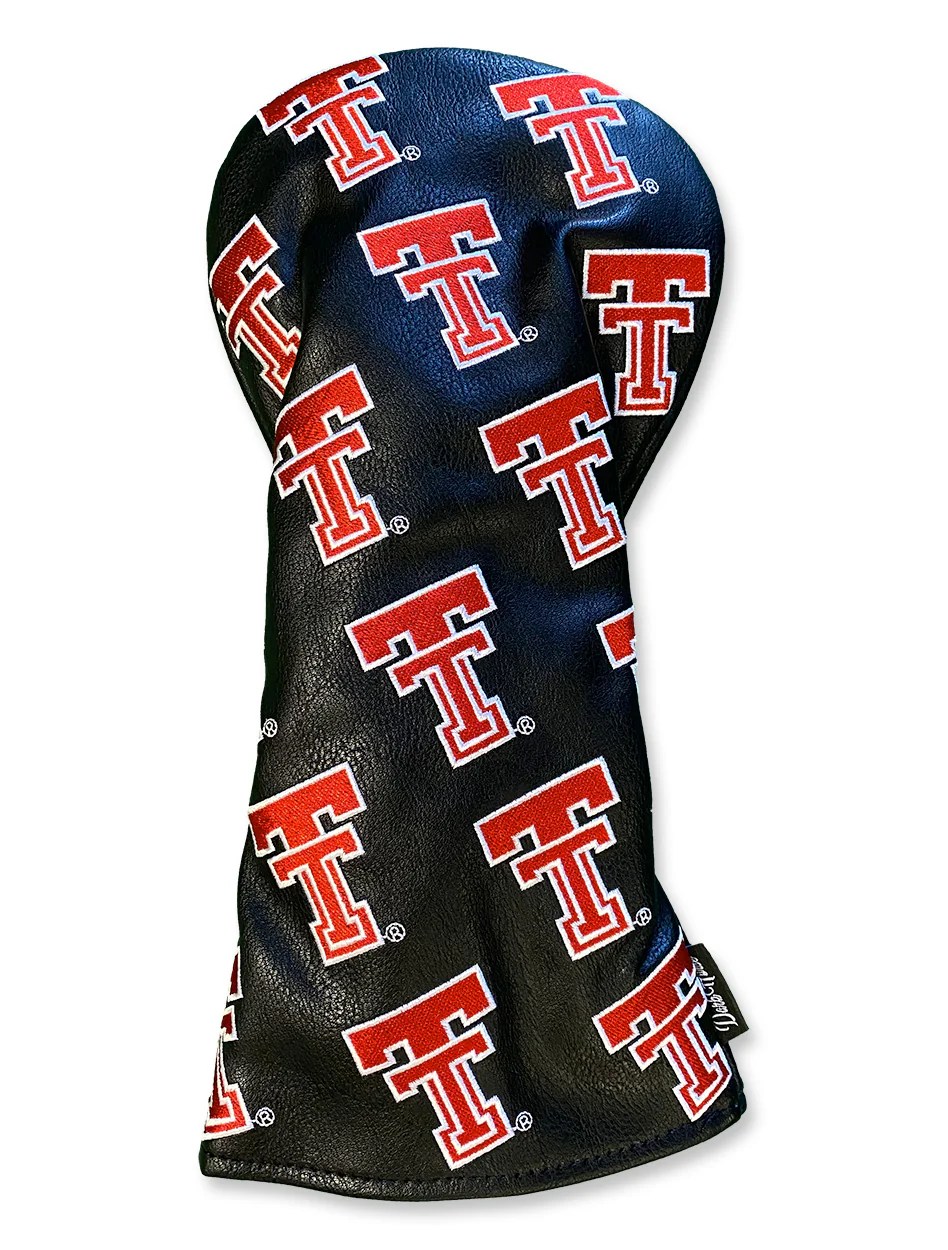 Texas Tech Dark Horse "Repeat Throwback" Golf Driver Head Cover Red