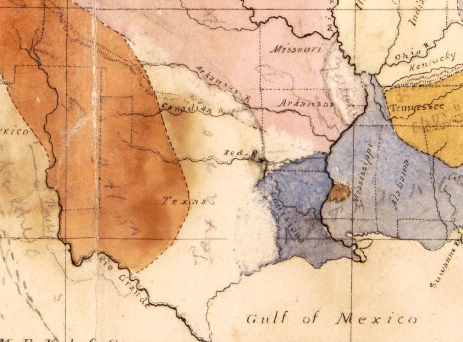 1873 Map Of Texas Red River War 1873 Map Of Texas Red River War Map