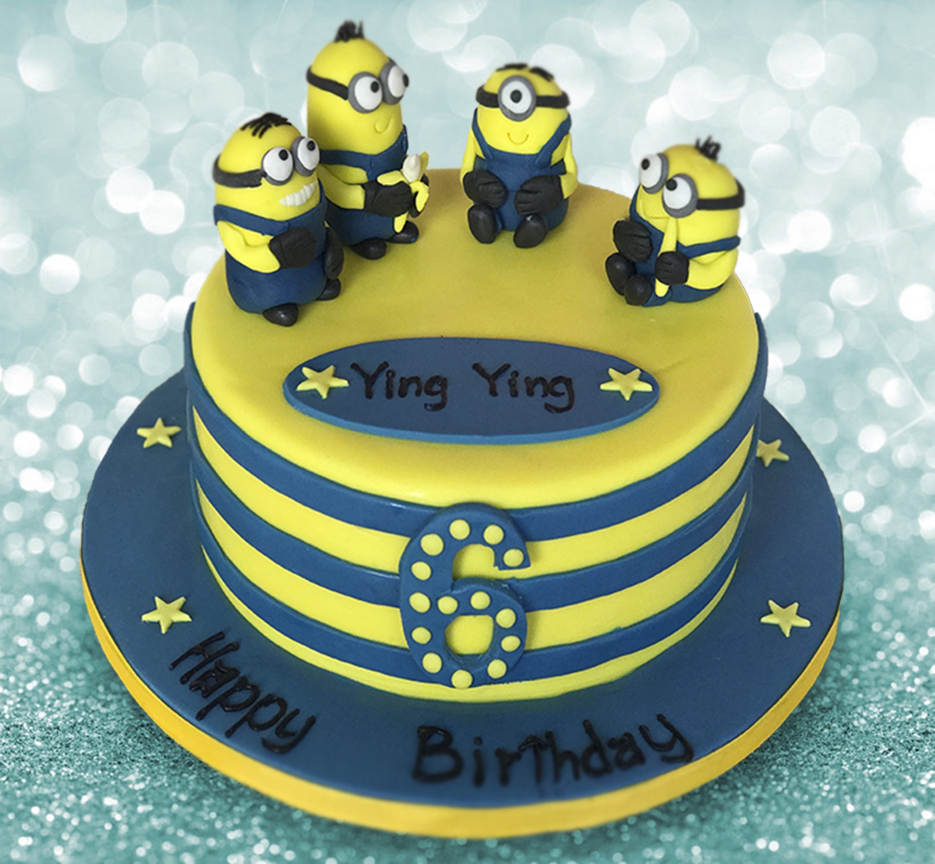Minions Birthday Cake Red Rose Bakery