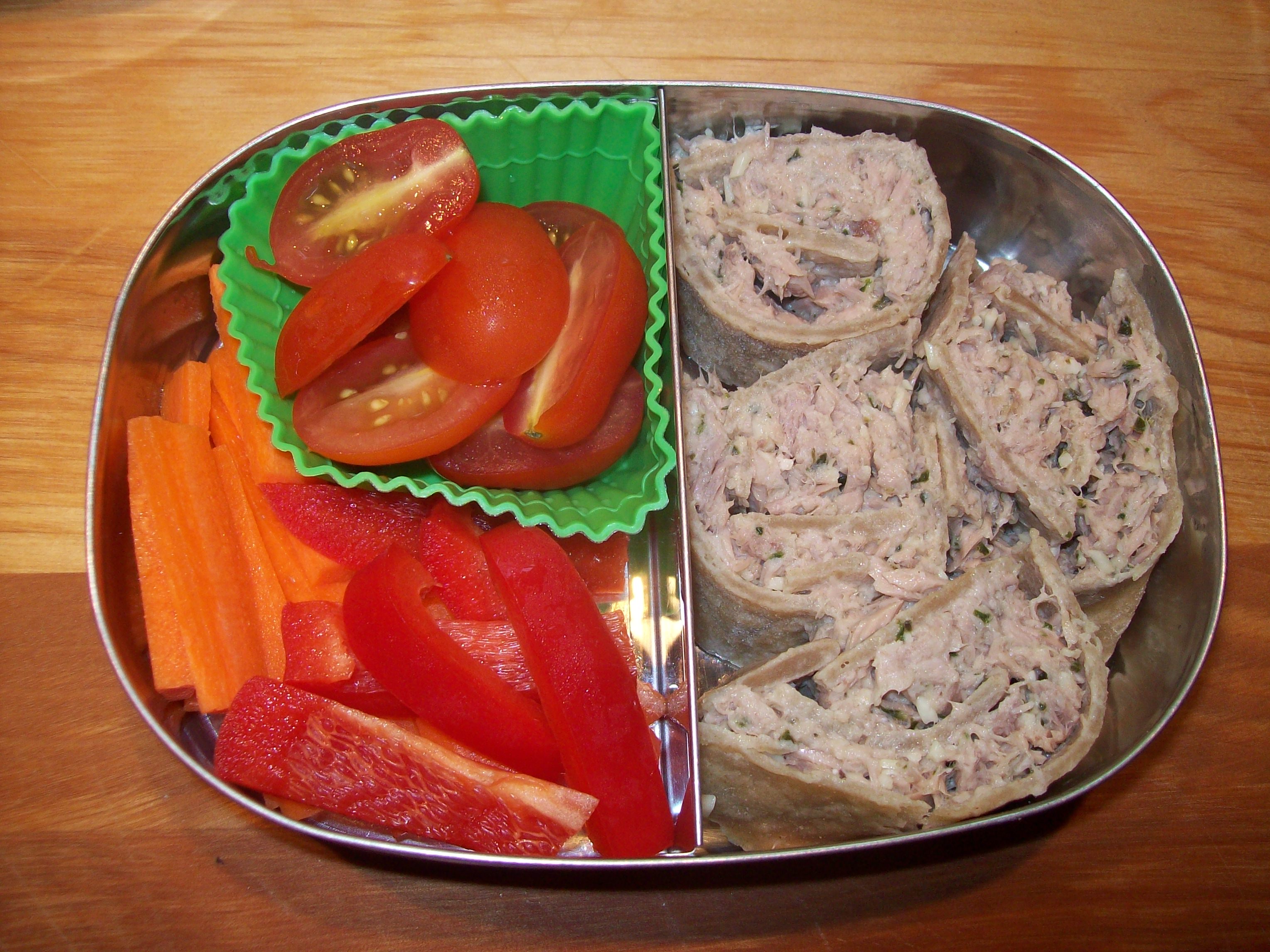 Pesto Tuna Rollups Red, Round, or Green