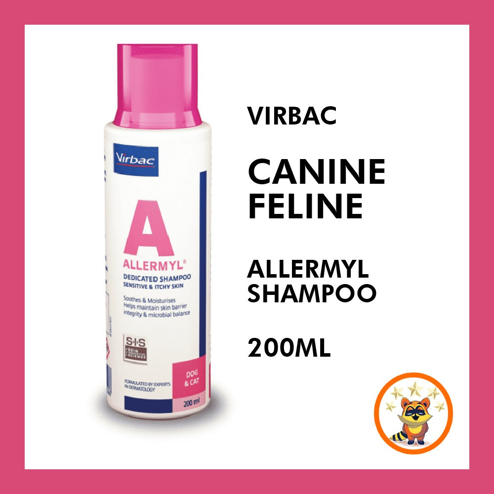 Virbac Allermyl Shampoo 200ml Cat Kucing Dog RedRusa