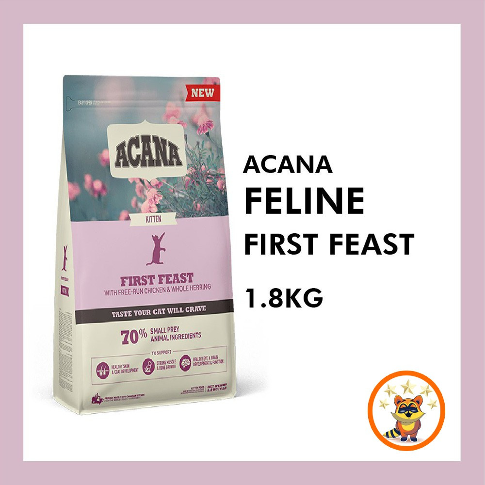 Acana First Feast Cat Feline Kucing 1.8kg RedRusa