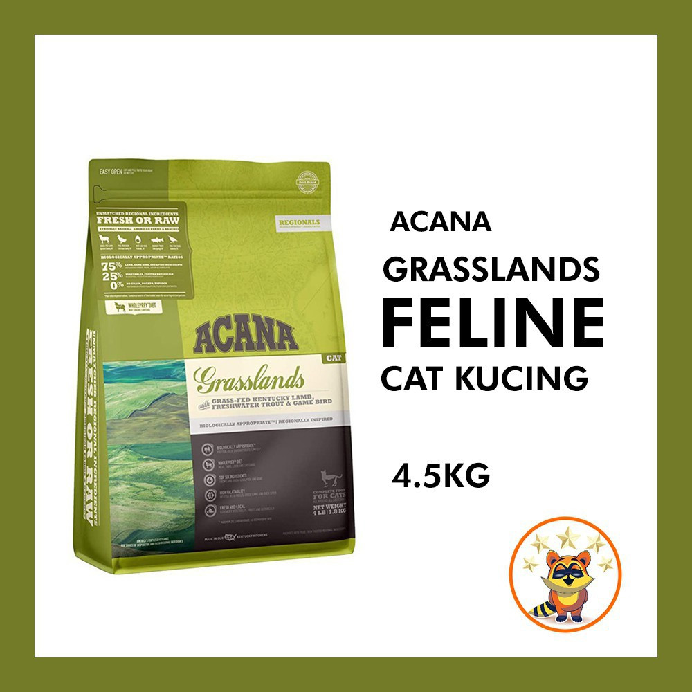 Acana Grasslands Cat Feline Kucing 4.5kg RedRusa