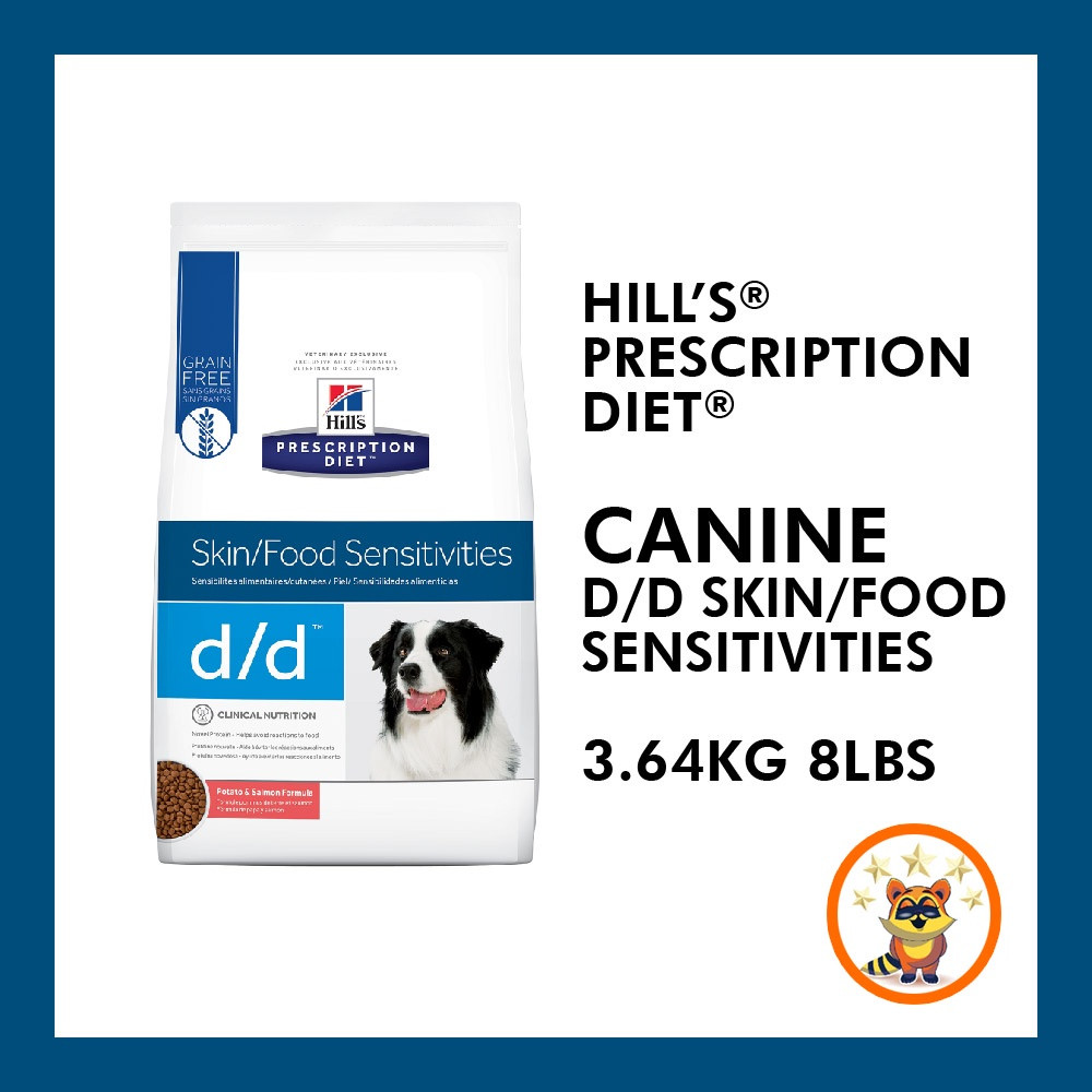 Hill's® Prescription Diet® d/d Canine Dog Potato & Salmon Dry Food 3