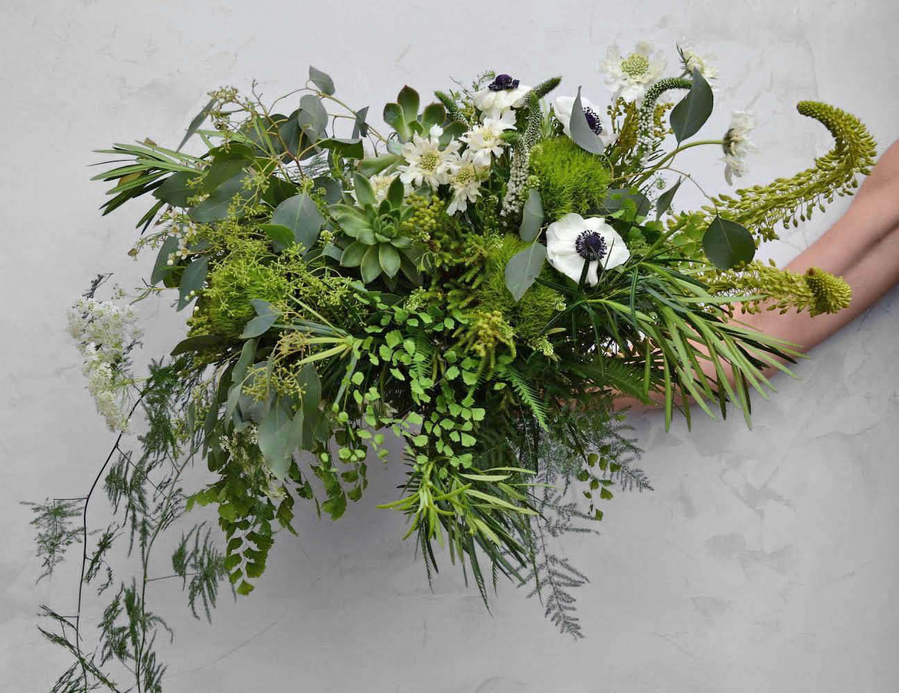 Verde Wedding Collection Red Square Flowers