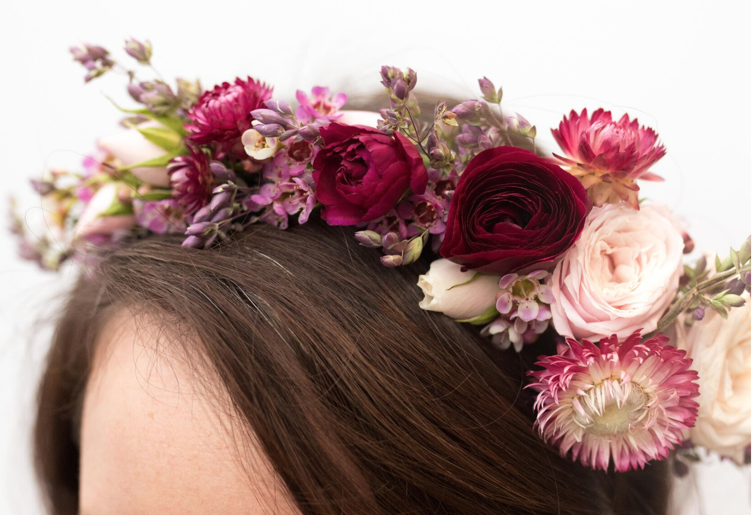 Vibrant Wedding Collection Red Square Flowers