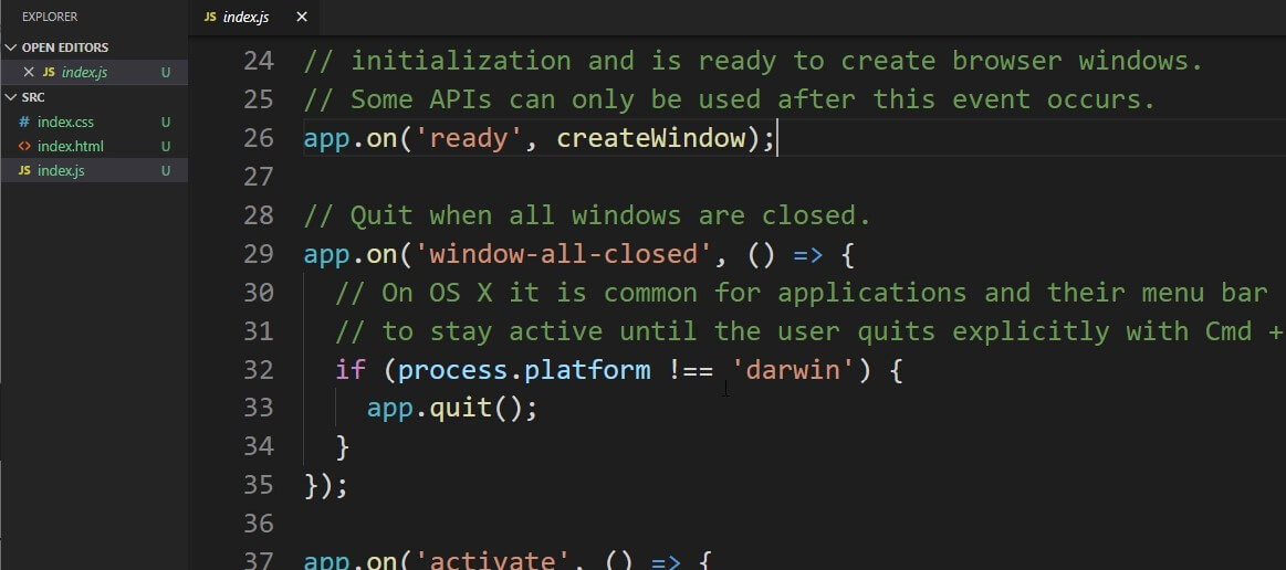 Create Simple CPU Monitor App + Installer with Electron