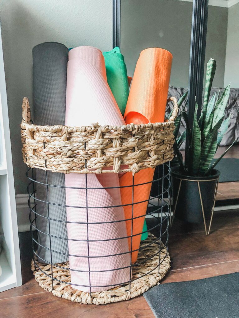 Home Workout Corner Transformation On A Budget