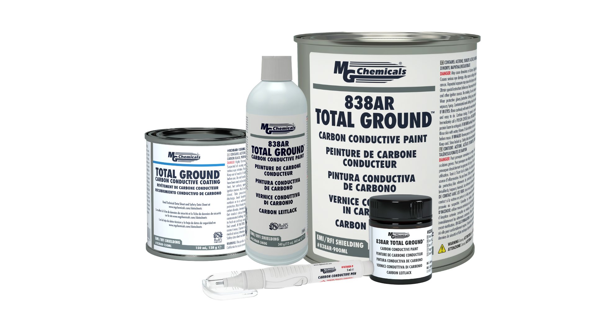 838AR Total Ground Carbon Conductive Coating Redtec Industries