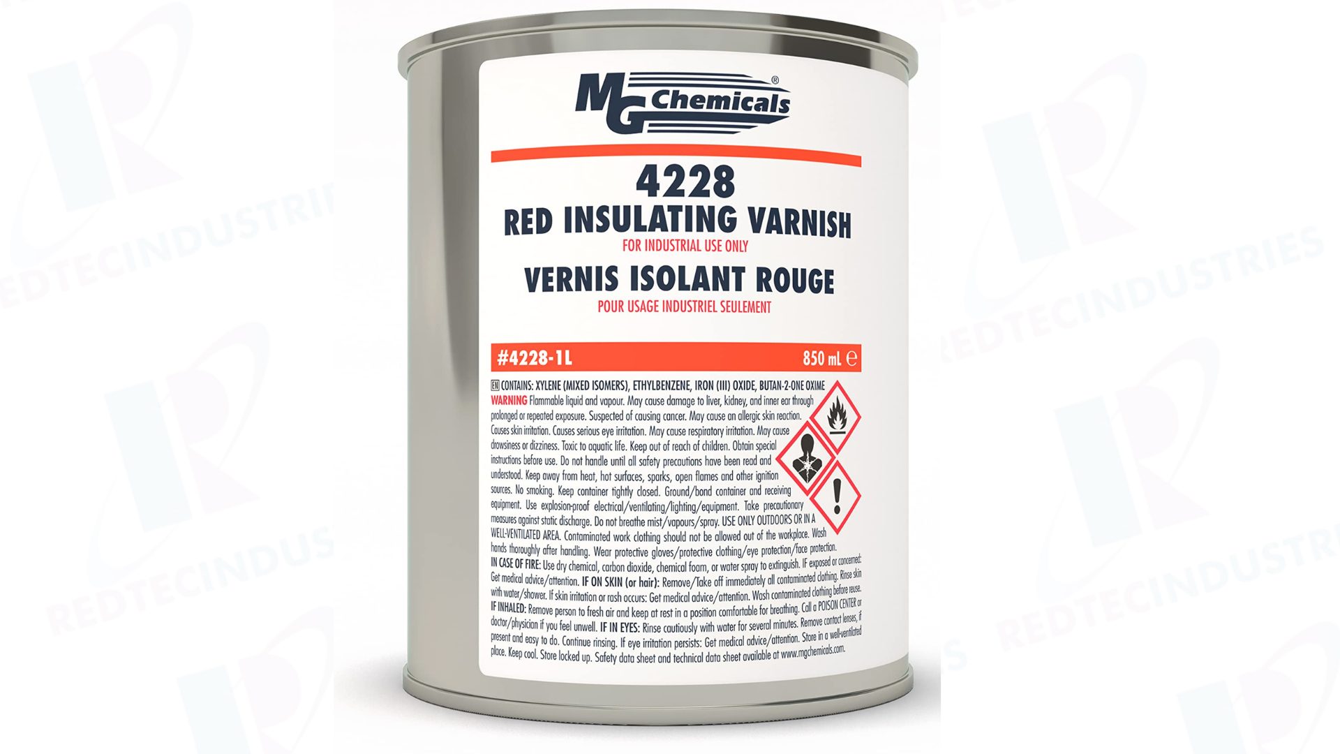 4228 Red Insulating Varnish / Dielectric Coating Redtec Industries