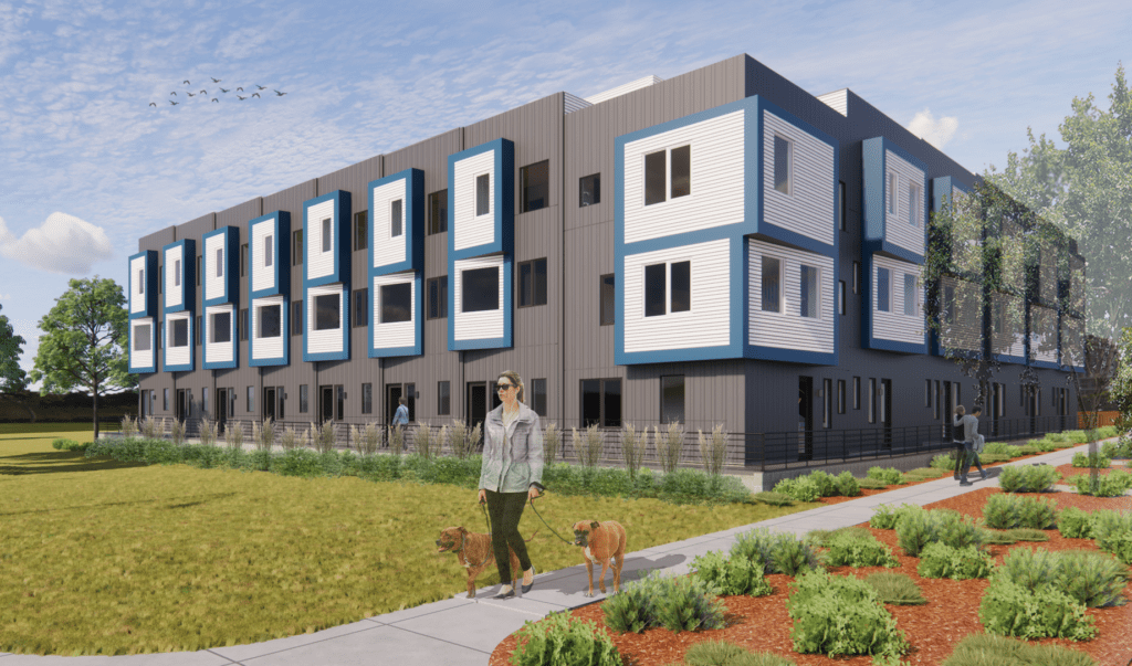 Townhomes in Denver With Mountain, Lake, and Park Views