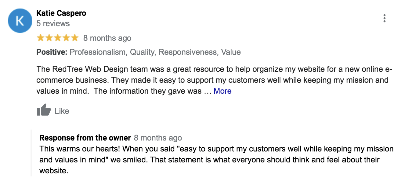 How to respond to Google Reviews for your business RedTree