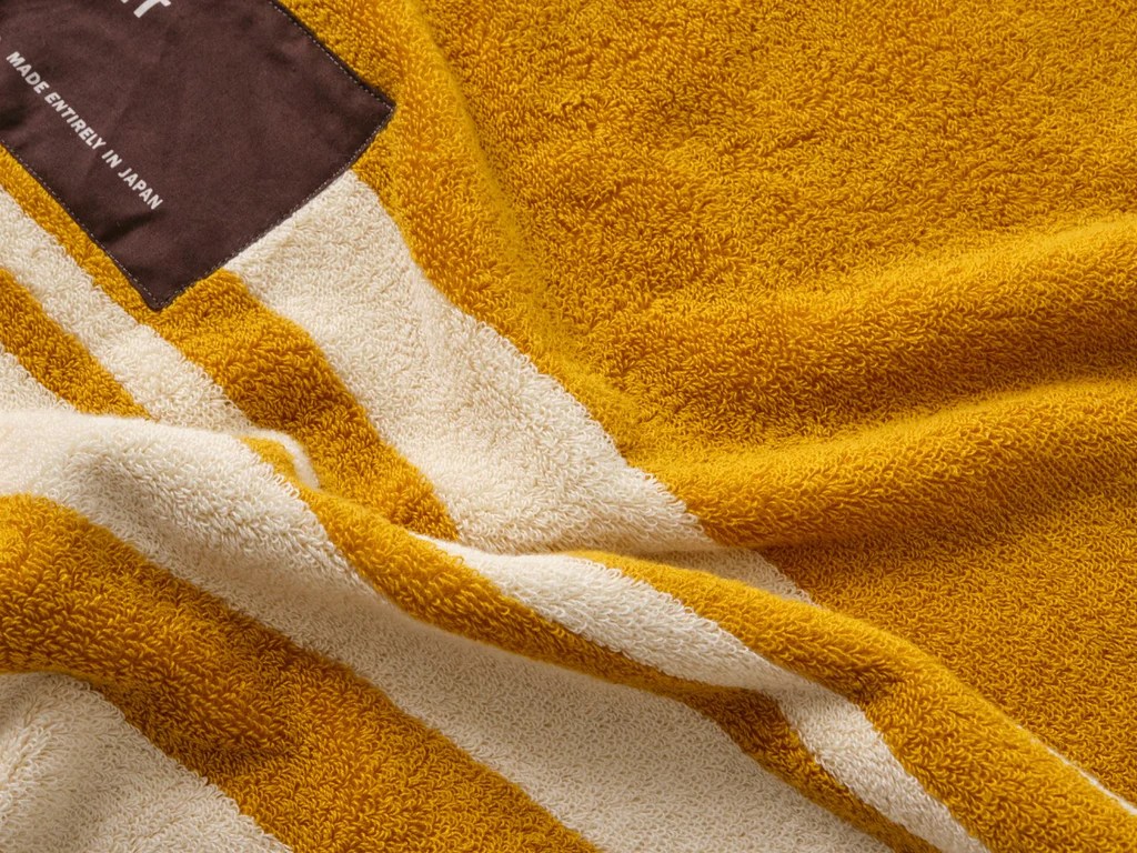 Horse Blanket Research / Cotton Pile Blanket SmallMandarin / Ivory