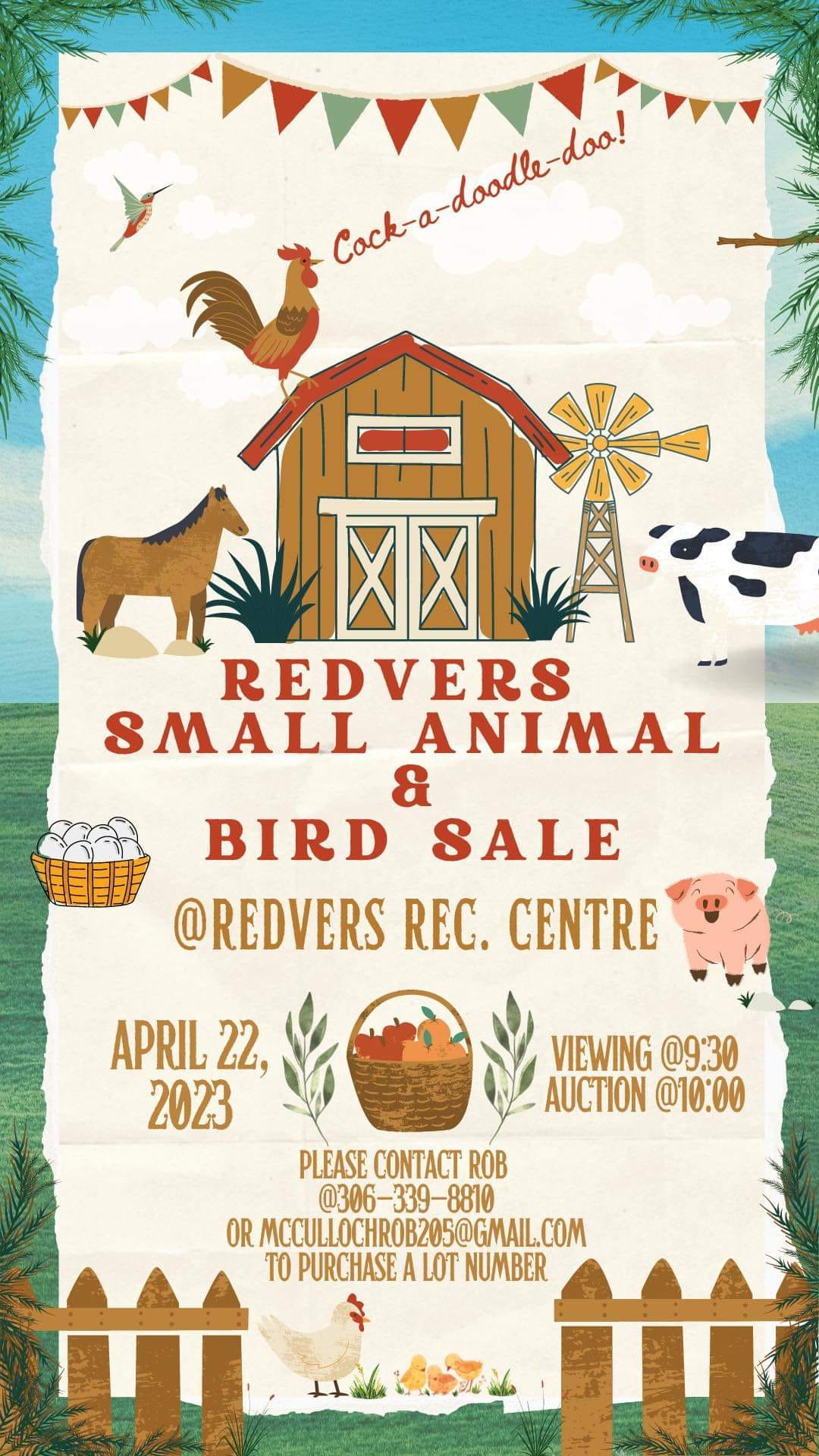 Redvers Small Animal & Bird Sale Redvers, Saskatchewan
