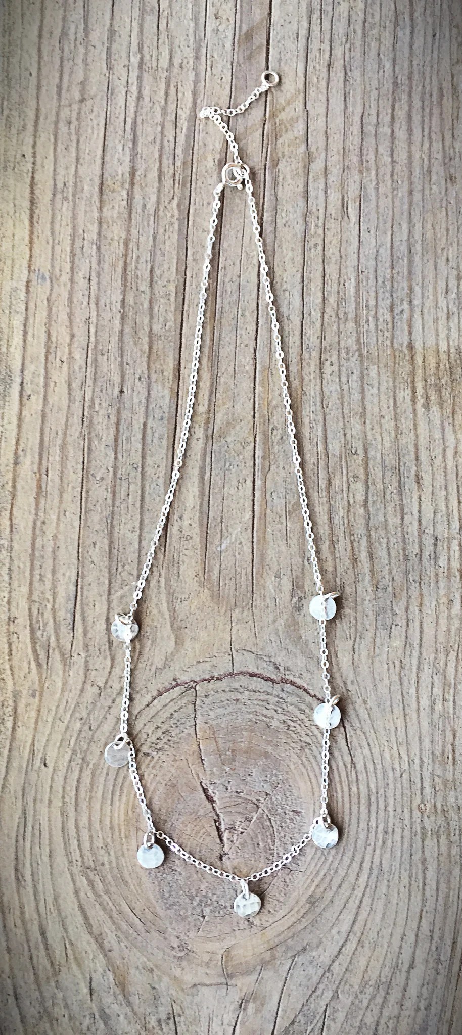 Sterling Silver Coin Necklace RedWall Jewelry