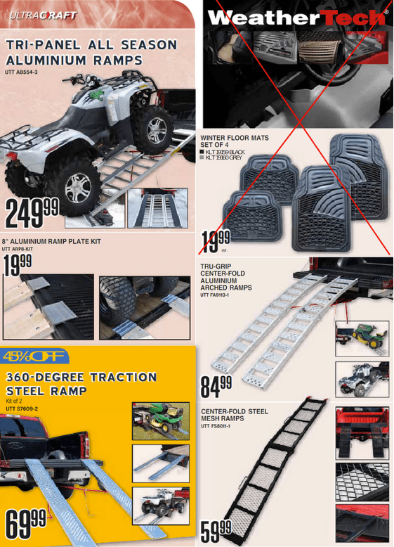Loading Ramps Redwater NAPA Auto Parts Store in Redwater, Alberta