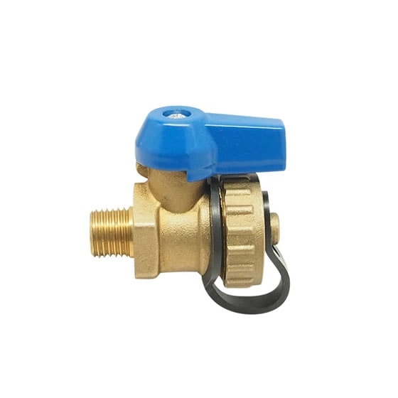 241DV Brass Drain Ball Valve with Cap RedWhite Valve Corp.