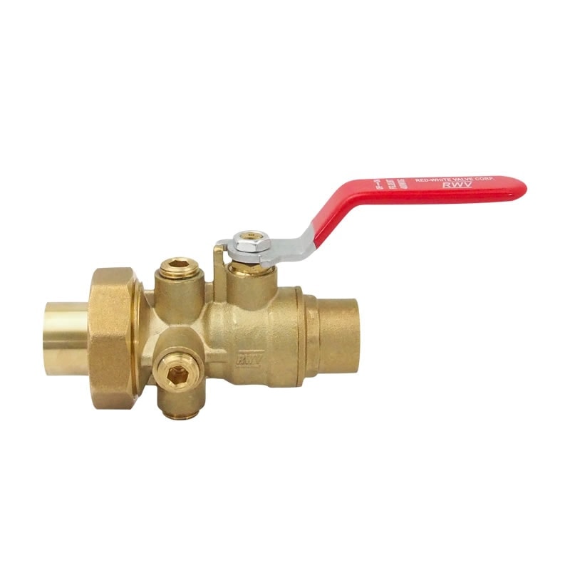 92UBS DZR Brass Union Ball Valve REDWHITE VALVE CORP.