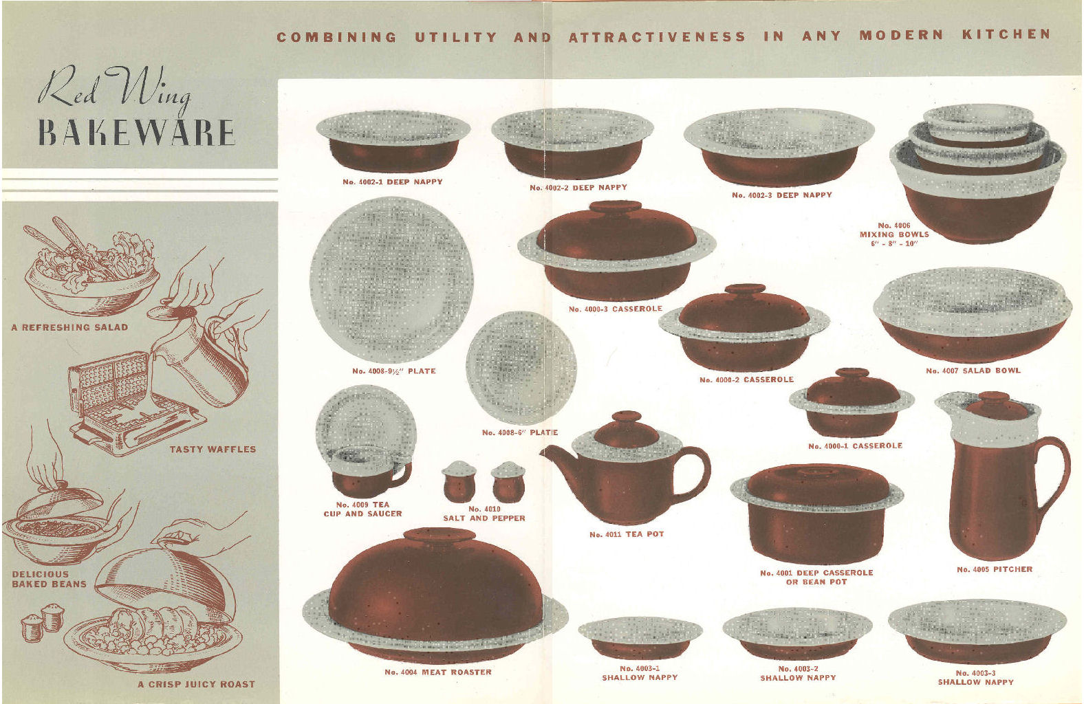Bakeware Red Wing Dinnerware