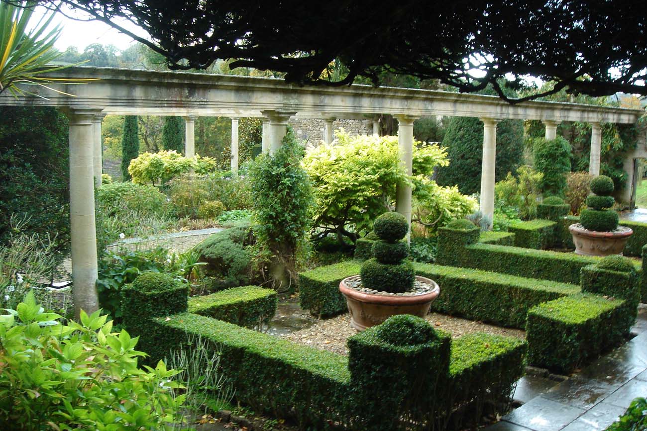 Italianate Inspiration Gardens at Iford Manor Roman Baths Redwood