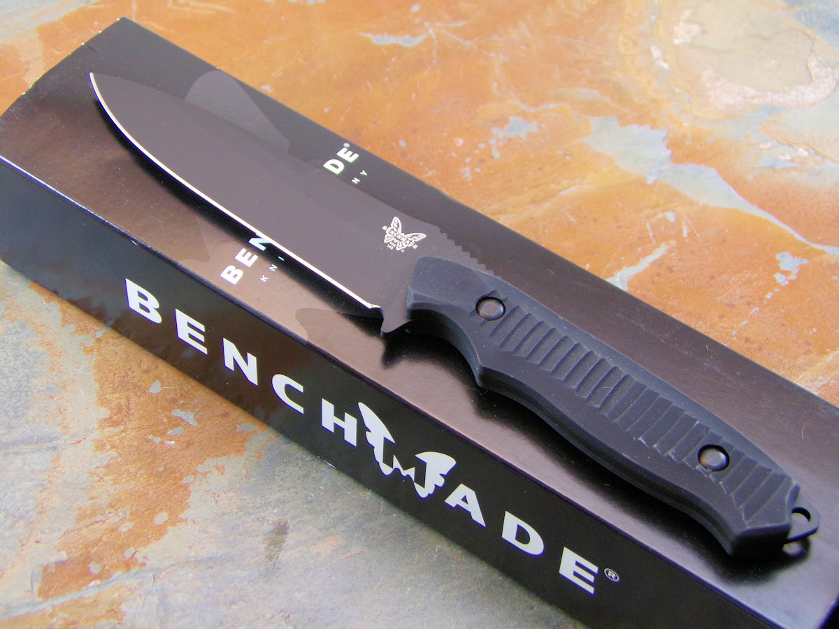 BENCHMADE 140BK NIMRAVUS FIXED BLADE KNIFE WITH PLAIN BLADE
