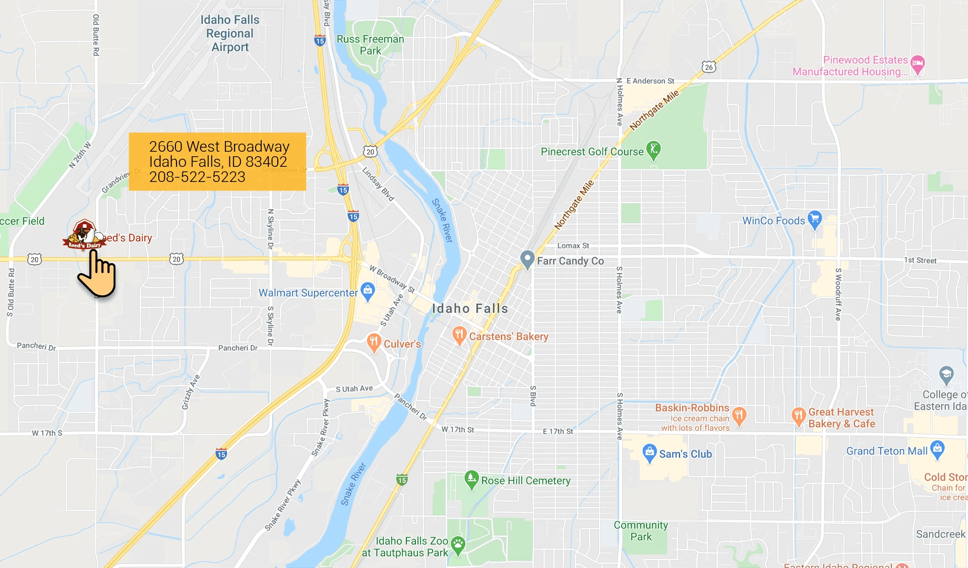 Store Locator Reeds Dairy