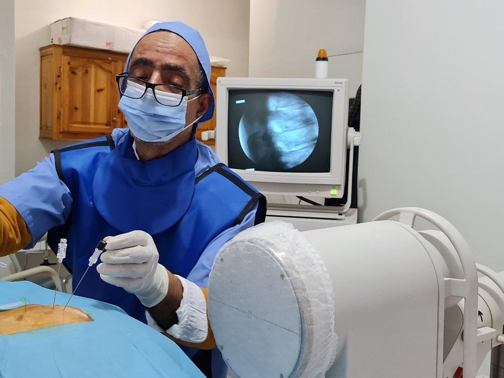 Infiltrations radio guidées Centre De Rééducation Moulay Driss Ier