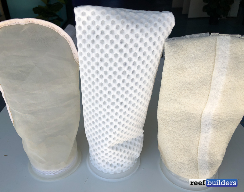 Hybrid Filter Sock Combines both Mesh and Felt Reef Builders The