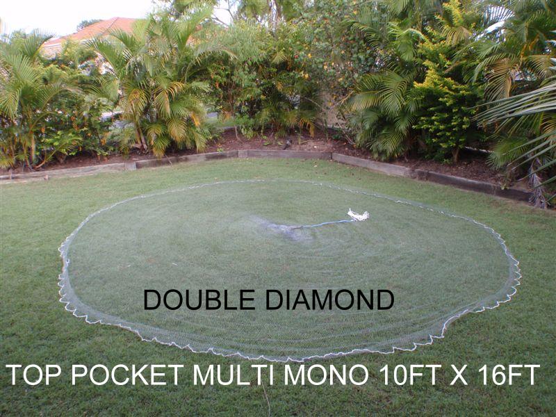 Cast net & drag nets for sale cast nets brisbane Double Diamond cast