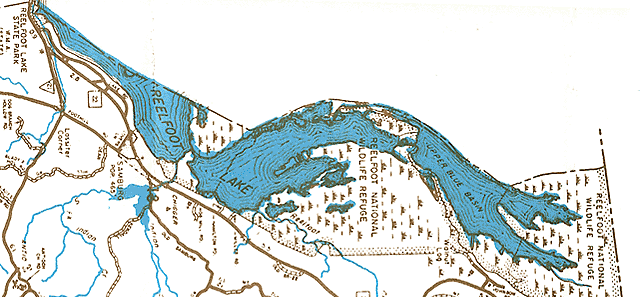 Map Of Reelfoot Lake Reelfoot Lake Watersheds Printable Map