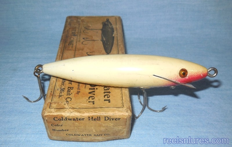 Vintage Antique Lures Chautauqua, Glass Minnow Tube, Miller's, Pepper