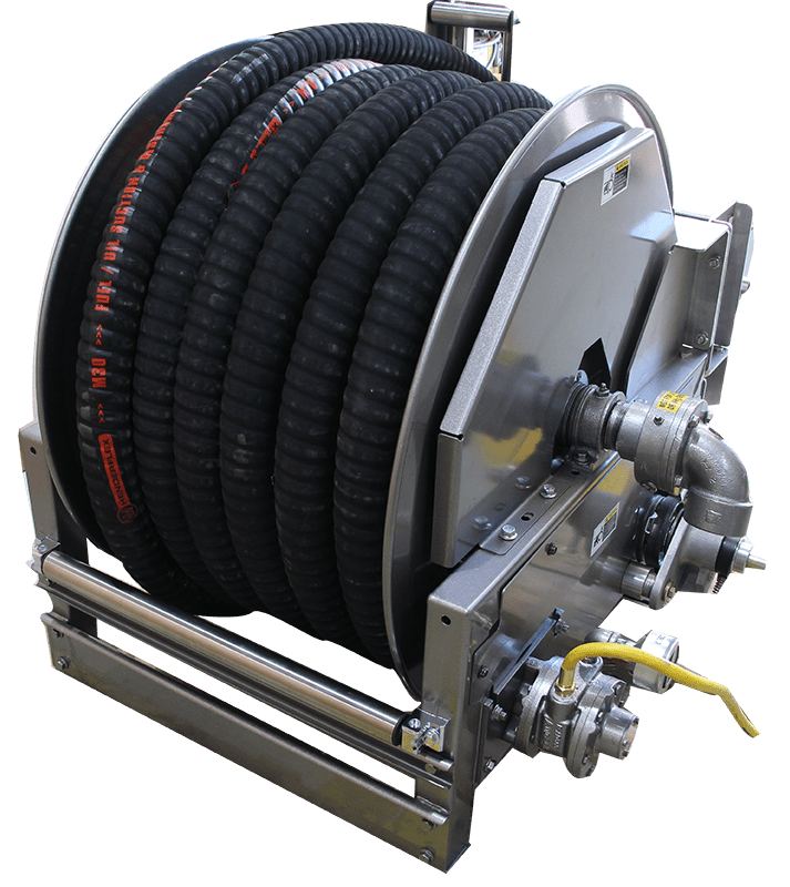 Remote Control Trunk Mounted Diesel Delivery Hose Reel Reel Tech