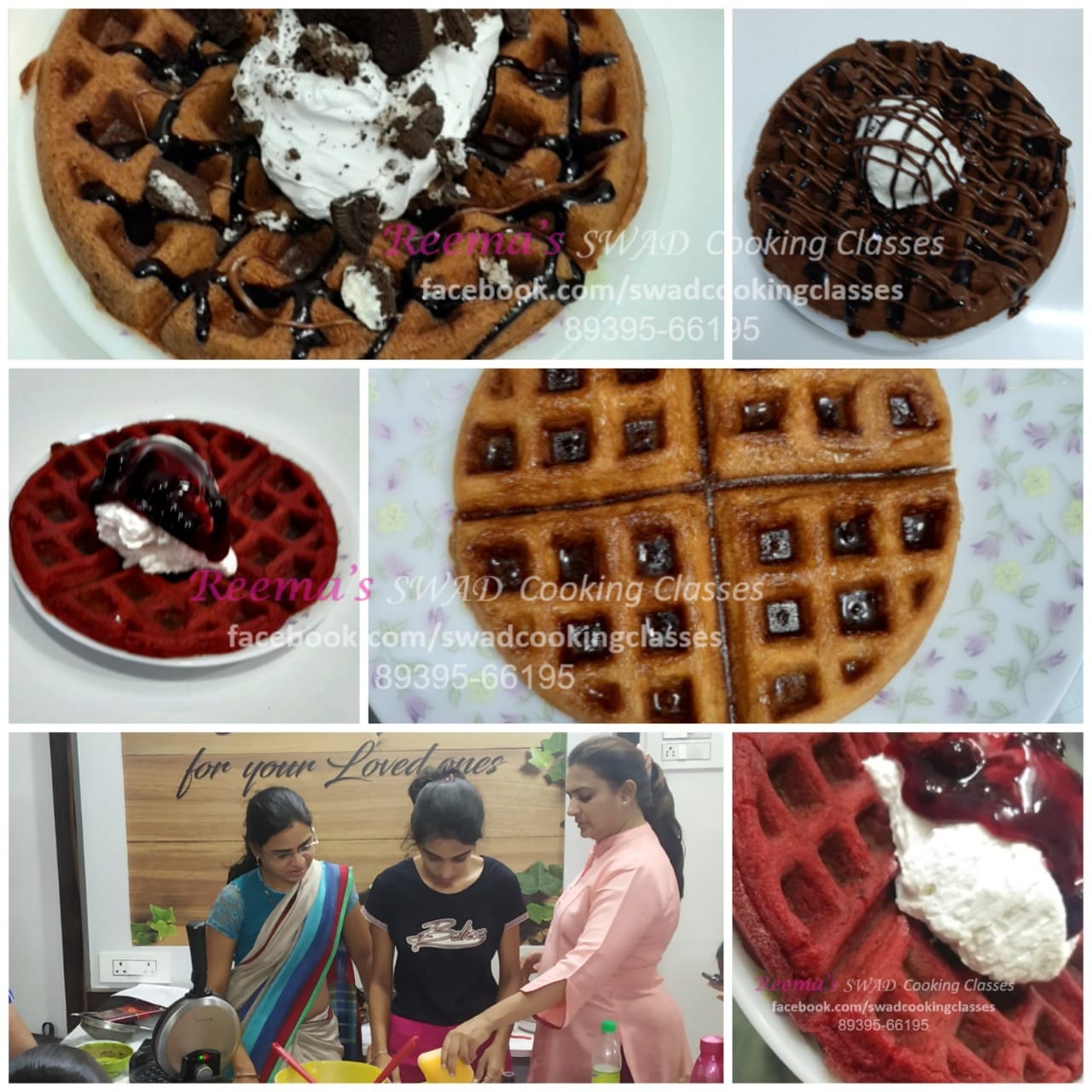 Waffle Making Class Reema Swad Cooking Classes