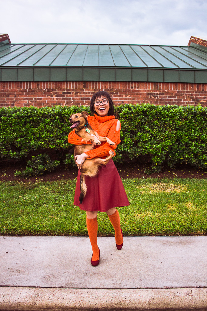Easy DIY Scooby Doo Dog and Owner Halloween Costume Reesa Rei