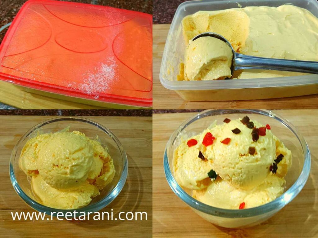 Aam Ice Cream Recipe in Hindi Homemade Mango Ice Cream