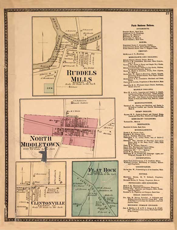 Maps of Al & TN Matthew Rhea 1830