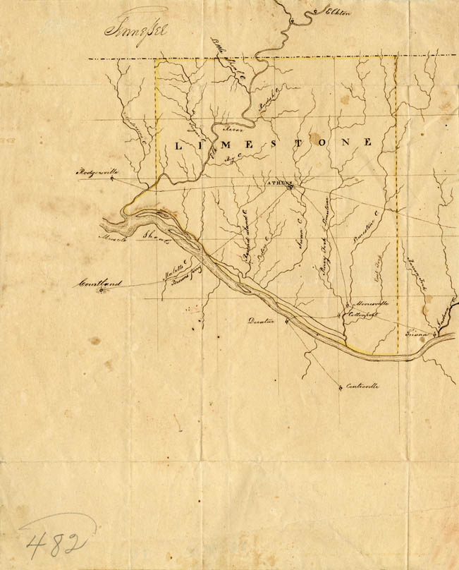 Maps of Al & TN Matthew Rhea 1830