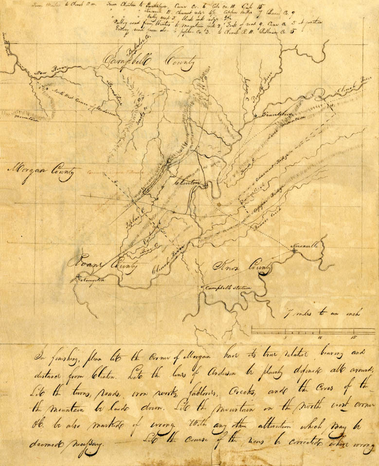 Maps of Al & TN Matthew Rhea 1830