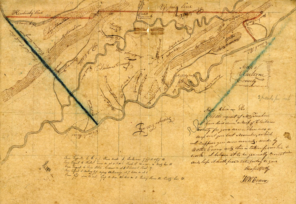 Maps of Al & TN Matthew Rhea 1830