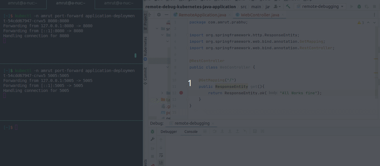 How to Remote Debug A Java Application In a Pod RefactorFirst