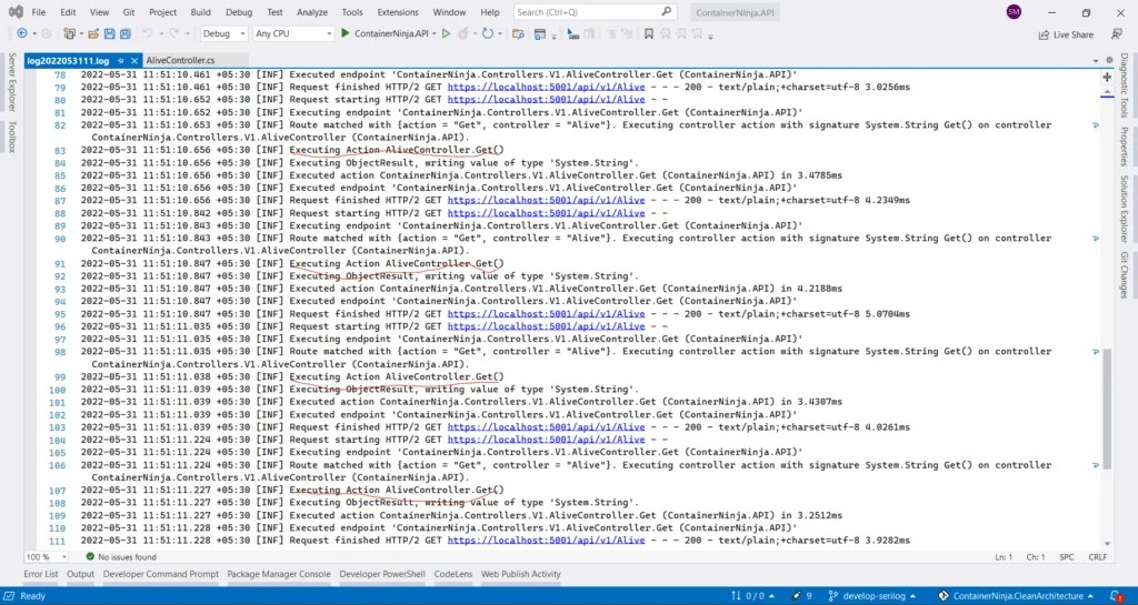 How to Serilog Logging in Core