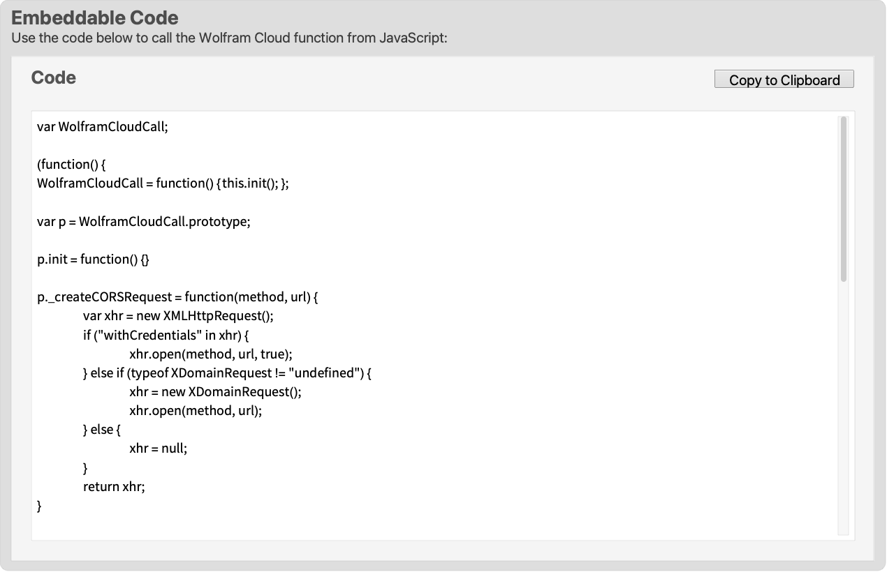 JavaScript—Wolfram Language Documentation