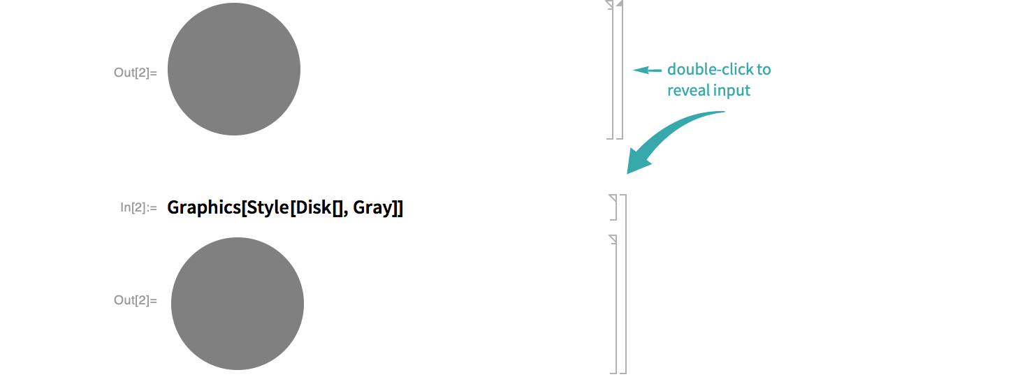 Hide Input in a Notebook—Wolfram Language Documentation