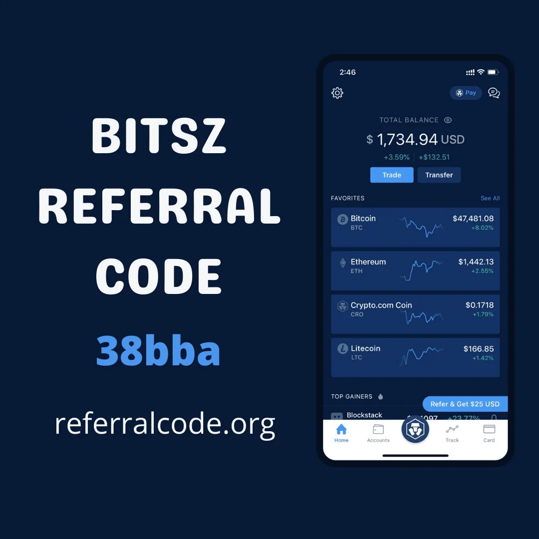 Bitsz Referral Code 38bba Get 50 Referral CB bitsz.io signup