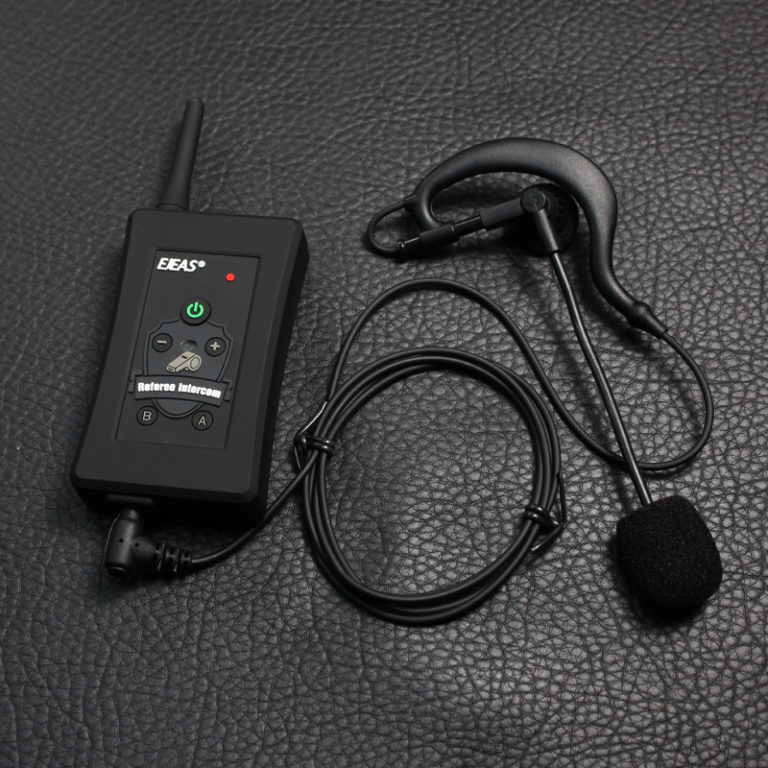 EJEAS 2 Pieces Set Football Soccer Referee Headset