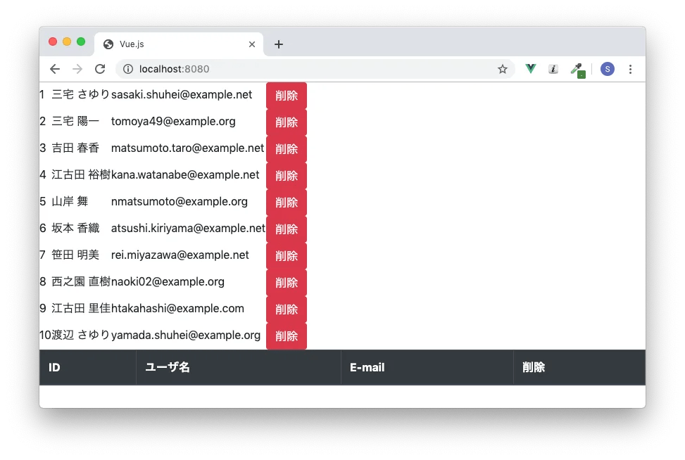 Vue テーブル Homu Interia