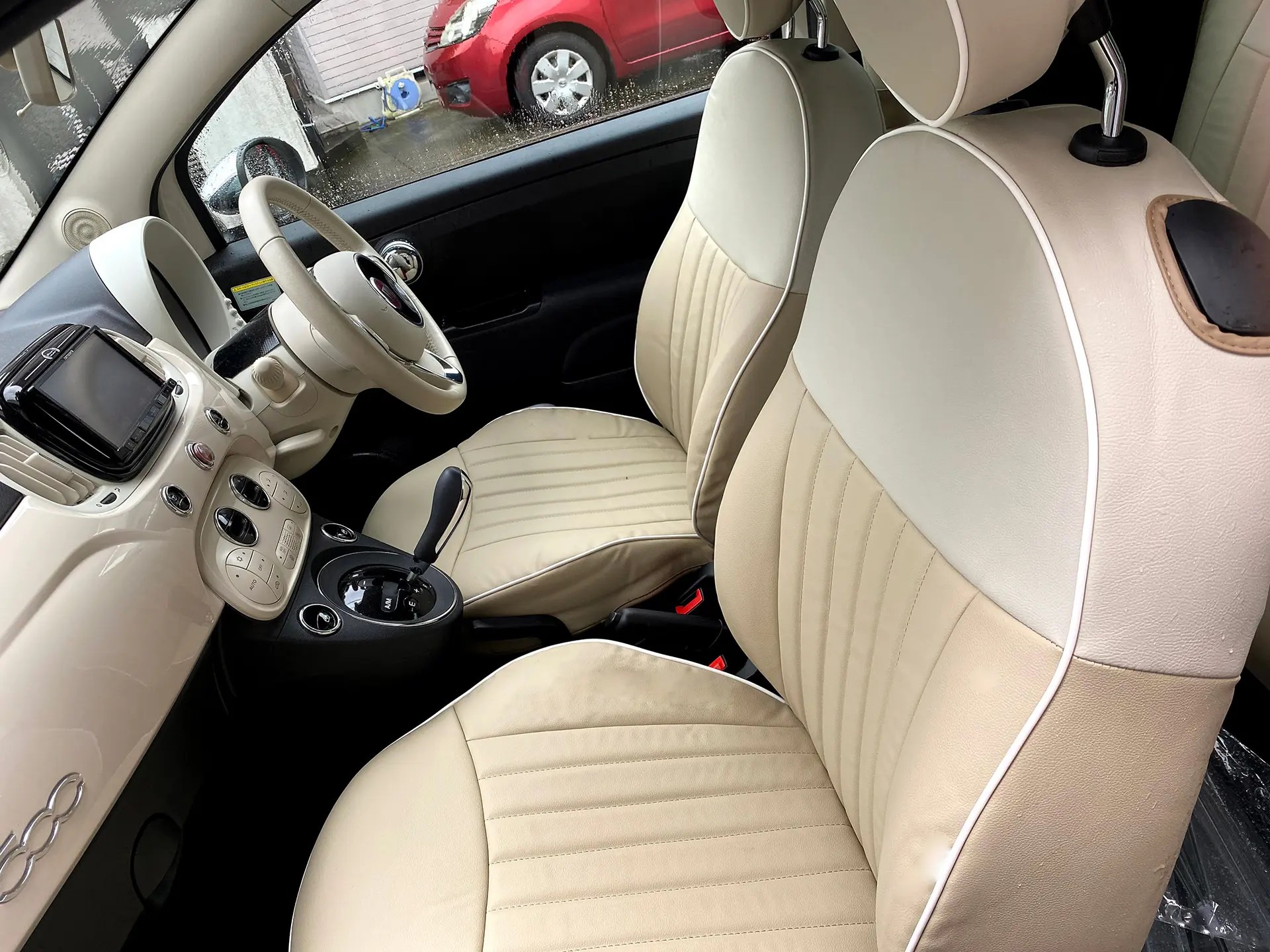 フィアット500用純正シートカバー bumblebeebight.ca